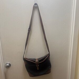 B.H. Smith Vintage 80’s western leather cross body purse w/ brown belt